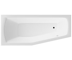 Aqualine Opava Vana 160x70x44cm, Levá, Bílá