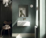 Dlažba jako beton Sant Agostino Insideart Color Aloe 60x120 Soft - zelená