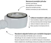 Polysan Vaničkový Sifon, Průměr 90mm, Dn40, Nízký