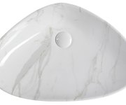 Sapho Dalma Keramické Umyvadlo Na Desku, 58,5x39cm, Carrara