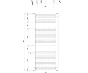 Aqualine Orbit Otopné Těleso S Bočním Připojením 450x960 Mm, Bílá