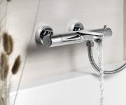 Sapho Kimura Nástěnná Vanová Termostatická Baterie, Chrom