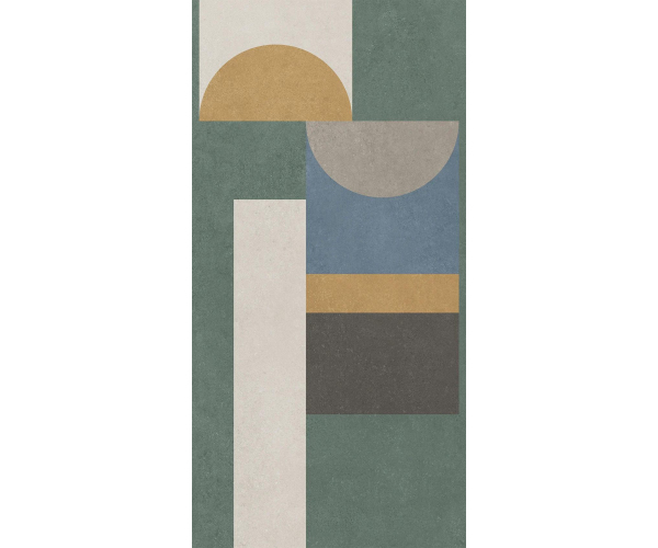 Extravagantní dlažba Cerdomus Concrete Art Decori Tramonto 60x120 Matt. Rett.