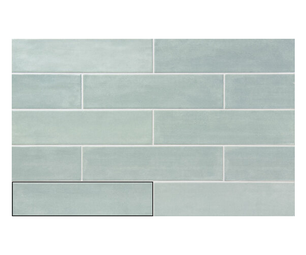 Obklad jako beton APE Acquarella Light Green 7,5X30 Matt. - zelená