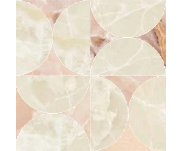 Vzorovaná dlažba Fioranese Unica Deco Micro Cristal White 89X89 Levigato Ret.