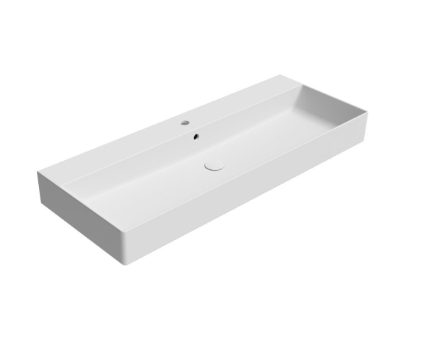 Gsi Kube X Keramické Umyvadlo 120x47cm, Bílá Mat
