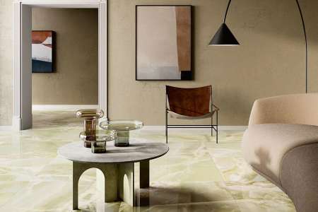 Extravagantní zelenkavá dlažba ze série Fioranese Unica Jade Green