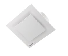 Sapho Tecto Stropní Ventilátor Axiální S časovačem, 20w, Potrubí 100mm, Bílá