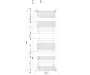 Aqualine Direct Otopné Těleso Se Středovým Připojením, 450x1320 Mm, Bílá