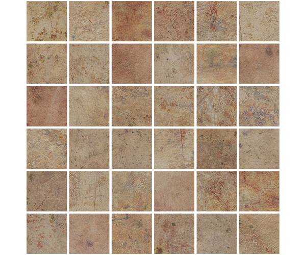 Mozaika jako kov Aparici Vulcano Rosso Mosaico 30x30 Nat. Rett.