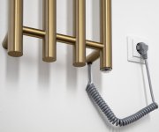 Sapho Papinado Elektrický Sušák Ručníků 263x1200mm, 85 W, Zlatá Mat