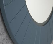 Sapho Lumiro Strip Kulaté Zrcadlo S Led Osvětlením V Rámu ø 75cm, Siena