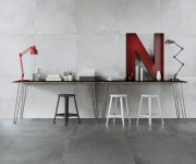 Dlažba jako beton La Fenice X-beton Concrete Grey 90x90 Rett. - šedá