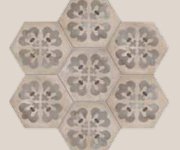 Retro dlažba Marca Corona Terra Giglio vers. F 25x21,6 cm