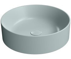 Gsi Kube X Keramické Umyvadlo Na Desku, Průměr 45cm, Ghiaccio Mat