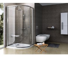 Sprchový kout Pivot PSKK3 - PSKK3 80x80, satin+transparent