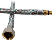 Nerezová Připojovací Flexi Hadice F3/8 X M8, 80 Cm 02649-FM38-8-80