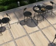 Dlažba jako kámen Coem Reverso Avorio 45x90 ST Rett. - béžová