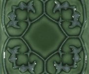 Vzorovaný dekor Aleluia Urban Atelier Decor Glam Bosque 10x10 - zelená