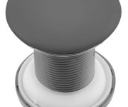 Isvea Umyvadlová Výpust 5/4“, Click-clack, Keramická Zátka, 20-70mm, Antracit