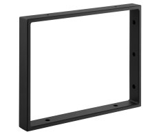 Sapho Podpěrná Konzole 350x280x40mm, Lakovaná Ocel, černá Mat, 1 Ks