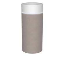 Sapho Oasis Keramické Umyvadlo Volně Stojící ø 40x89cm, Bílá/beton Pearl Grey
