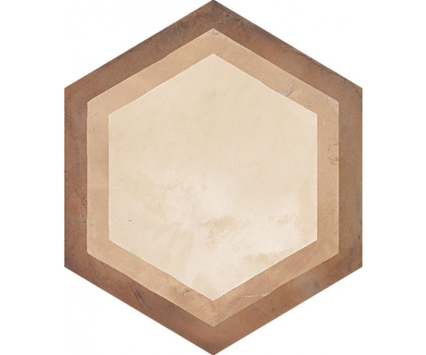 Retro dlažba Marca Corona Terra Cornice vers. C 25x21,6 cm