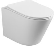 Sapho Paco Závěsná Wc Mísa, Rimless, 36x53cm, Bílá