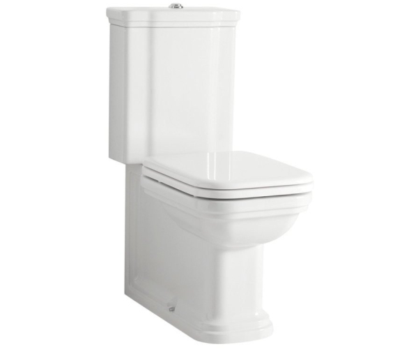 Kerasan Waldorf Wc Kombi, Spodní/zadní Odpad, Bílá-chrom