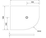Polysan Flexia Vanička Z Litého Mramoru čtvrtkruh, S Možností úpravy Rozměru, 110x90cm, R550, Levá