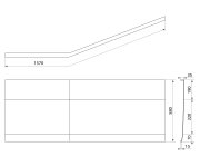 Polysan Tigra L 150 Panel čelní, Bílá