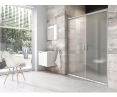 Sprchové dveře Blix BLDP4 - BLDP4 170, satin+grape