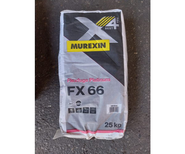Murexin Spárovací malta Platinum FX66 silbergrau 25 kg - 105