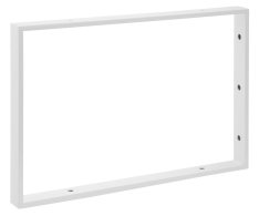 Sapho Podpěrná Konzole 490x330x40mm, Lakovaná Ocel, Bílá Mat, 1 Ks