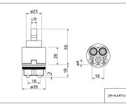 Kartuše Vysoká K Baterii Zr 3118, 3119, 3120 ZR+KARTUS-2