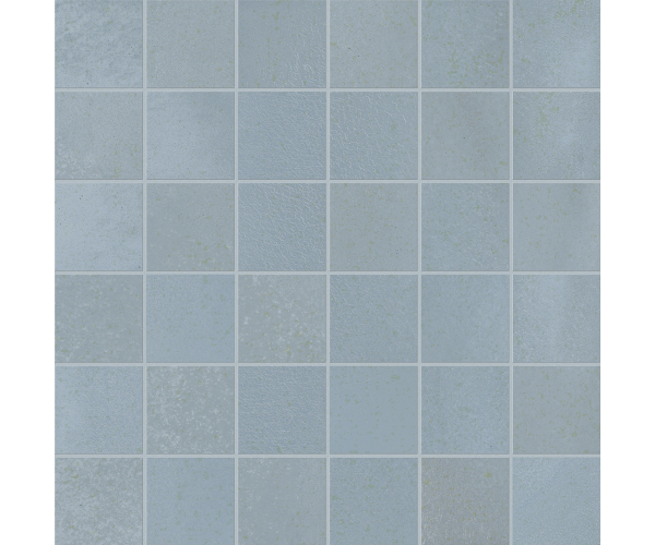Mozaika jako beton Marca Corona Vulcanica Tessere Azul 30x30 (4,4x4,4) Nat. - modrá