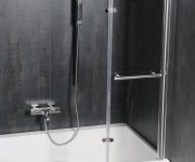 Polysan Versys L Asymetrická Vana 170x84x70x47cm, Bílá