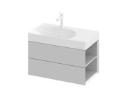 SD Lite 80 L/P skříňka pod umyvadlo - SD Lite 80 P skříňka pod umyvadlo Smoke Grey X000001889