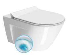 Gsi Norm Závěsná Wc Mísa, Geniusflush, 36x55cm, Bílá Extraglaze