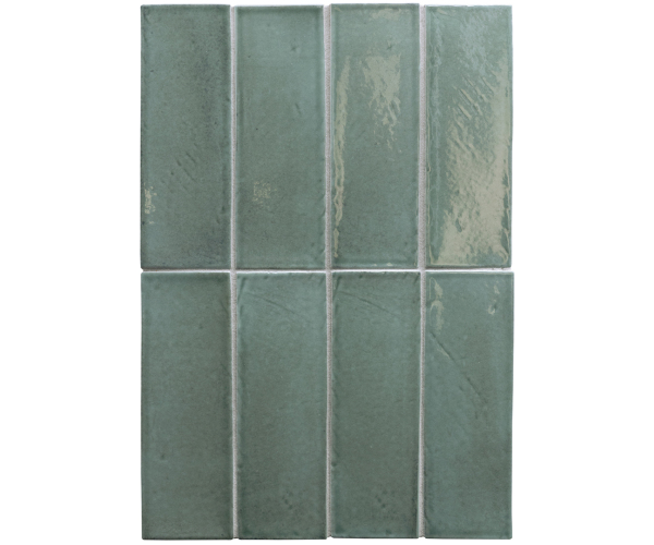 Obklad jako beton Equipe Miyako Oil Blue Gloss 5x15 Luc. - tyrkysová