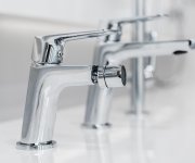 Bidetová stojánková baterie Classic - CL 055.00CR Bidetová stojánková baterie 123 mm s výpustí, chrom X070082