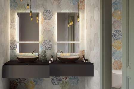 Extravagantní koupelna s obklady CIR Fuoritono