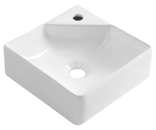 Aqualine Nexa Keramické Umyvadlo Rohové 30x30cm, Bílá