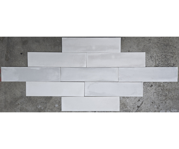 Retro obklad Deceram Tortona Shadow White 7x28 - bílá (skladem)