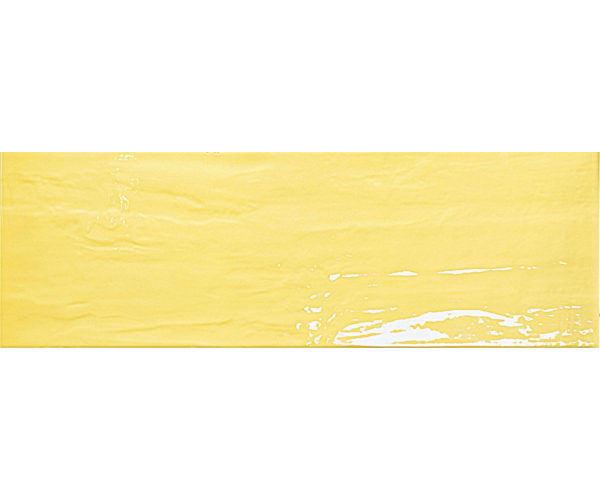 Luxusní obklad Brennero Bloomy Acqua Yellow 25x75 Lucida - žlutá