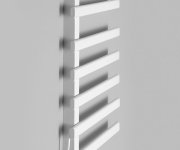 Sapho Elcor Elektrický Sušák Ručníků 480x920x50 Mm, 128 W, Bílá Mat