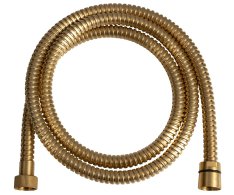 Sapho Powerflex Plastová Sprchová Hadice, 150cm, Zlato Mat