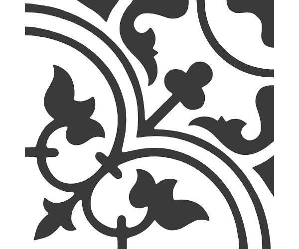 Retro dlažba Xclusive Black&White Liberty 20,5x20,5