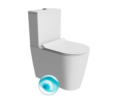 Gsi Kube X Wc Kombi, Swirlflush, Spodní/zadní Odpad, Bílá Dual-mat