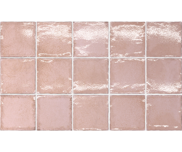 Retro obklad Equipe Altea Dusty Pink 10x10 - růžová